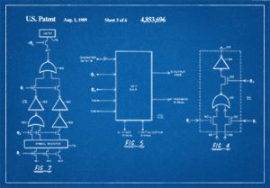 blue print of patent design