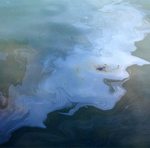 Water Contaminated by an Oil Spill
